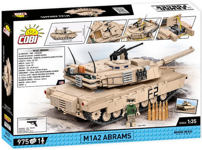 COBI - Construction Blocks, COBI M1A2 Abrams Tank 975pc