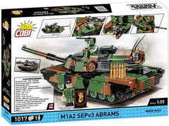 COBI M1A2 Abrams SEPv3 Polish Army Tank 1017pc