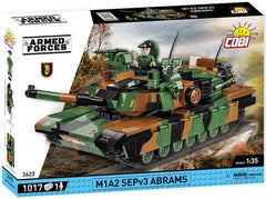 COBI M1A2 Abrams SEPv3 Polish Army Tank 1017pc