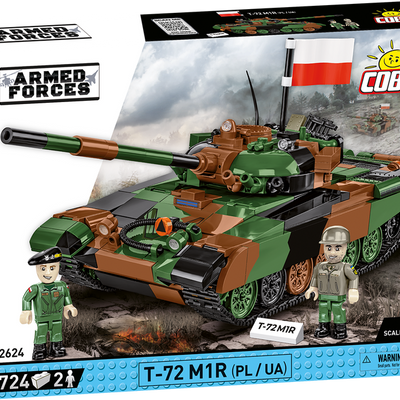 COBI - Construction Blocks, COBI T-72 M1R PL/UA Tank 724pc