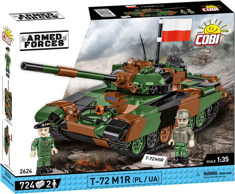 COBI T-72 M1R PL/UA Tank 724pc