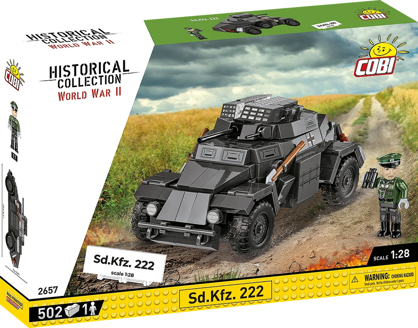 COBI Sd.Kfz. 222 Armored Vehicle 502pc