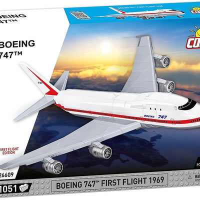 COBI - Construction Blocks, COBI FIRST FLIGHT EDITION Boeing 747 Passenger Jet 1051pc