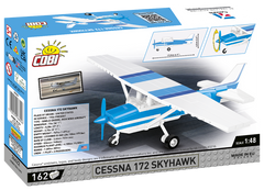 COBI Cessna 172 Skyhawk Aircraft Blue & White 162pc