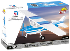 COBI Cessna 172 Skyhawk Aircraft Blue & White 162pc