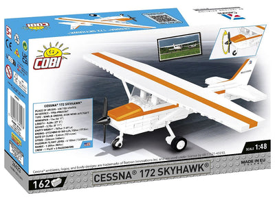 COBI - Construction Blocks, COBI Cessna 172 Skyhawk Aircraft Orange 162pc