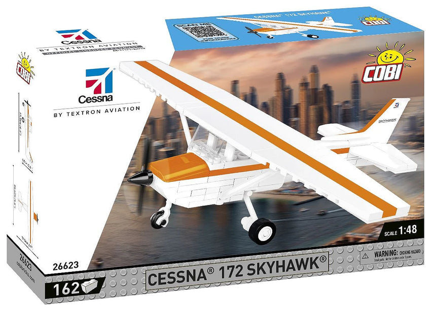 COBI Cessna 172 Skyhawk Aircraft Orange 162pc