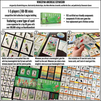 Board Games, Wingspan: Americas Expansion