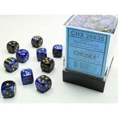 Gemini Black/Blue Gold 12mm
