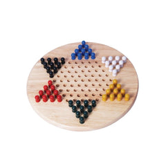 Classic Game Collection: Chinese Checkers with Wooden Pegs