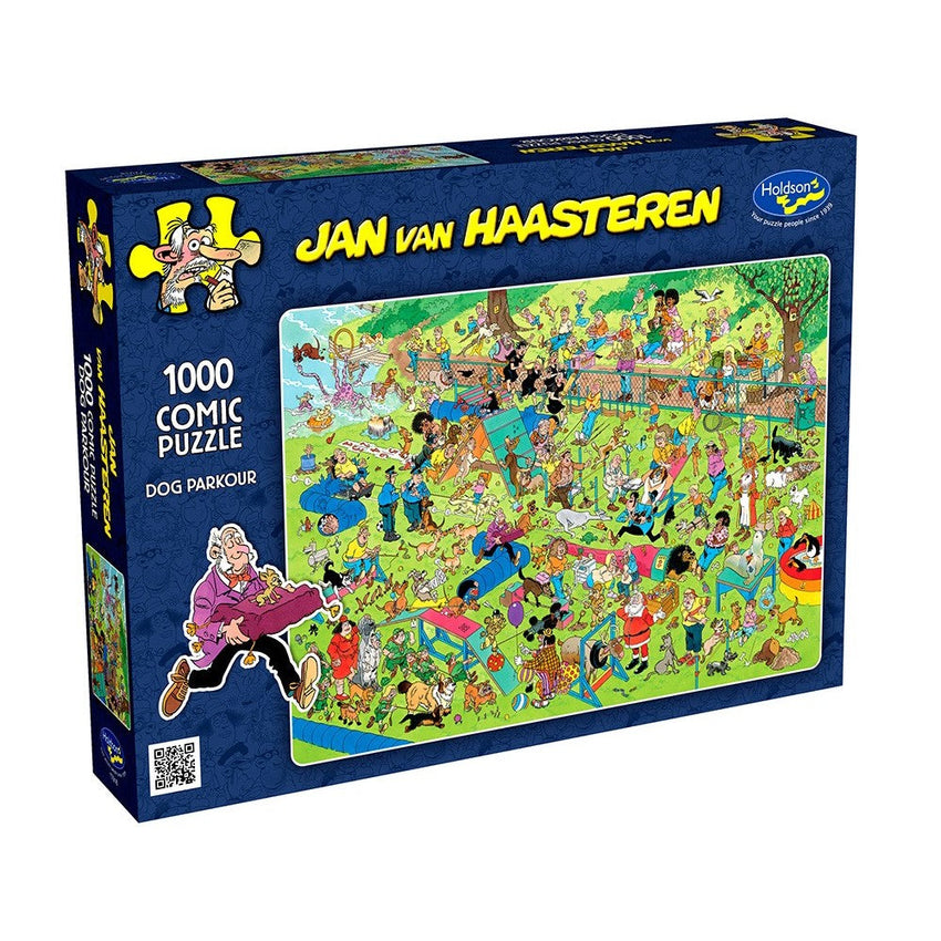 Jan van Haasteren: Dog Parkour 1000pc Puzzle