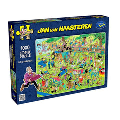 Jan van Haasteren: Dog Parkour 1000pc Puzzle