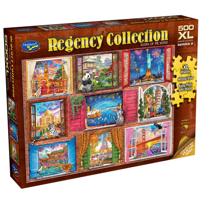 Jigsaw Puzzles, Holdson: Regency Collection – Doors of the World 500pc XL Puzzle