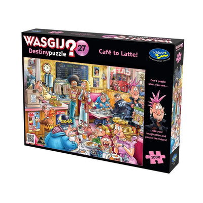 Jigsaw Puzzles, Wasgij Destiny 27: Cafe to Latte! 1000pc Puzzle