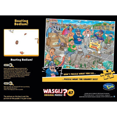 Jigsaw Puzzles, Wasgij Original 47: Boating Bedlam! 1000pc Puzzle