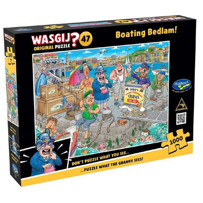 Jigsaw Puzzles, Wasgij Original 47: Boating Bedlam! 1000pc Puzzle