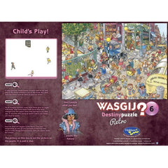 Wasgij Retro Destiny 6: Child's Play 500pc XL Puzzle