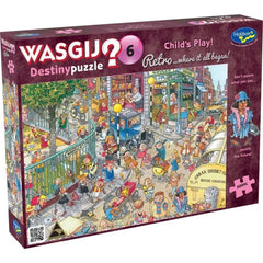 Wasgij Retro Destiny 6: Child's Play 500pc XL Puzzle
