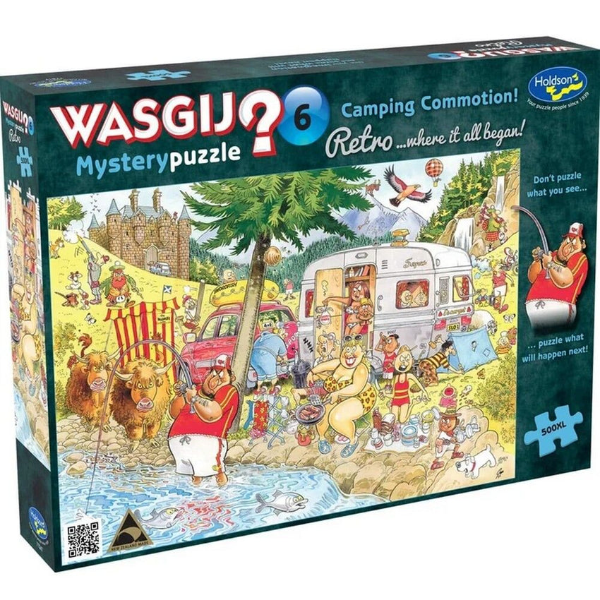 Wasgij Mystery 6: Camping Commotion! 500pc XL Puzzle
