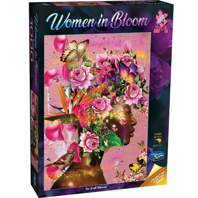 Jigsaw Puzzles, Woman in Bloom: Full Bloom 1000pc Puzzle