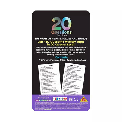 Word Games, 20 Questions TIn
