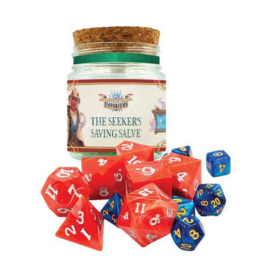Role Playing Games, Enchanting Emporiums: Dice Potion – The Seeker's Saving Salve Dice Set