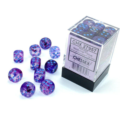 Dice, Nebula Nocturnal Blue D6 12mmx36