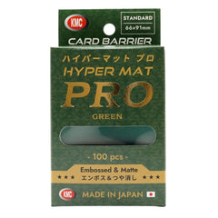 KMC Sleeves: Hyper Mat Pro Green 100ct