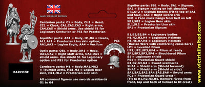 Miniatures, Victrix: Early Imperial Roman Legionaries Advancing