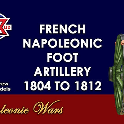 Miniatures, French Napoleonic Artillery Foot 1804 to 1812