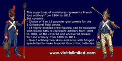 French Napoleonic Artillery Foot 1804 to 1812