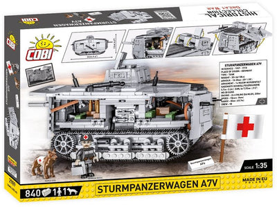 COBI - Construction Blocks, COBI SturmPanzerWagen A7V Tank 840pc