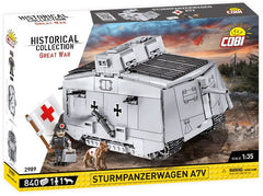 COBI SturmPanzerWagen A7V Tank 840pc