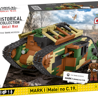 COBI - Construction Blocks, COBI Mark I Male no C.19. Tank 878pc