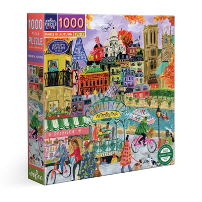 Jigsaw Puzzles, eeBoo: Paris in Autumn 1000pc Puzzle