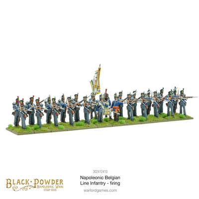 Miniatures, Belgian Line Infantry Firing