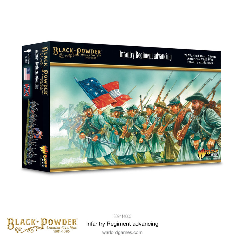 Black Powder: American Civil War – Infantry Regiment Advancing