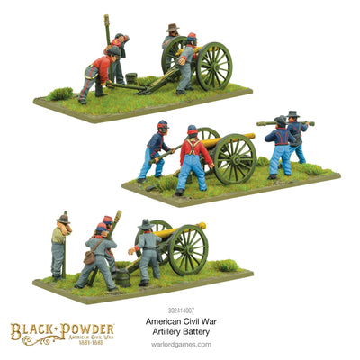 Miniatures, Black Powder: American Civil War Artillery Battery