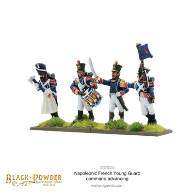 Products, Black Powder: Napoleonic French Young Guard Command advancing
