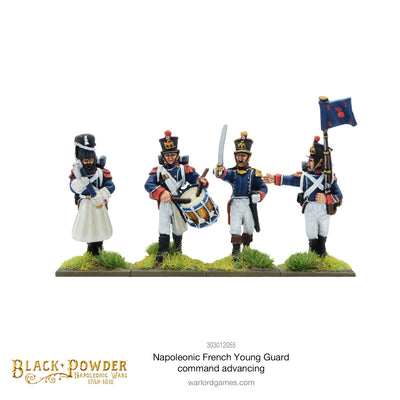 Products, Black Powder: Napoleonic French Young Guard Command advancing