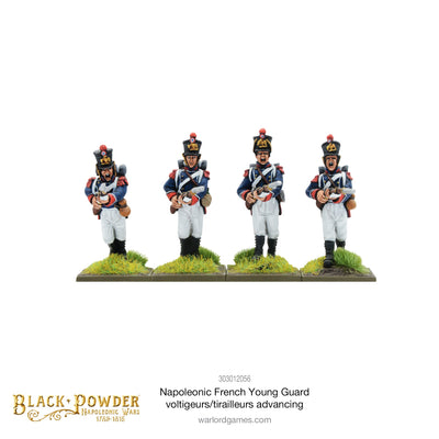 Warlord Games, Black Powder: Napoleonic French Young Guard Voltigeurs/Tirailleurs Advancing