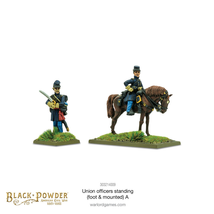 Black Powder: Union Officers Standing Foot & Mounted A