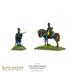 Black Powder: Union Officers Standing Foot & Mounted A