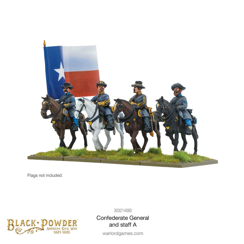 Black Powder: ACW Confederate General and Staff A
