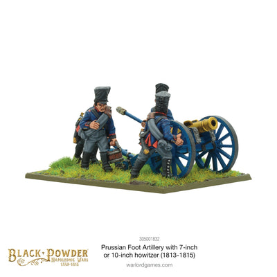 Warlord Games, Black Powder: Napoleonic Prussian Foot Artillery with 7 or 10-inch Howitzer 1813-1815