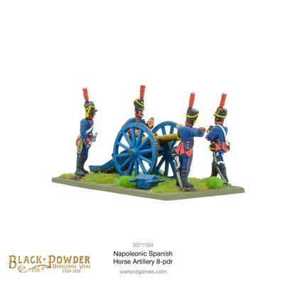 Warlord Games, Black Powder: Napoleonic Spanish Horse Artillery with 8-pdr