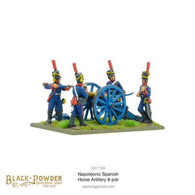 Warlord Games, Black Powder: Napoleonic Spanish Horse Artillery with 8-pdr