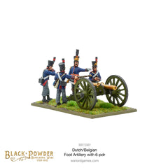 Dutch Belgian Foot Artillery 6pdr