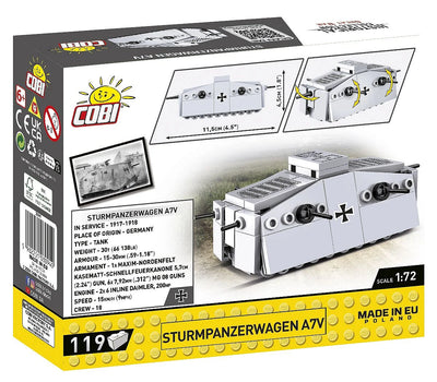 COBI - Construction Blocks, COBI SturmPanzerWagen A7V Tank 119pc