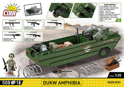 COBI - Construction Blocks, COBI Dukw Amphibia Landing Vehicle 508pc